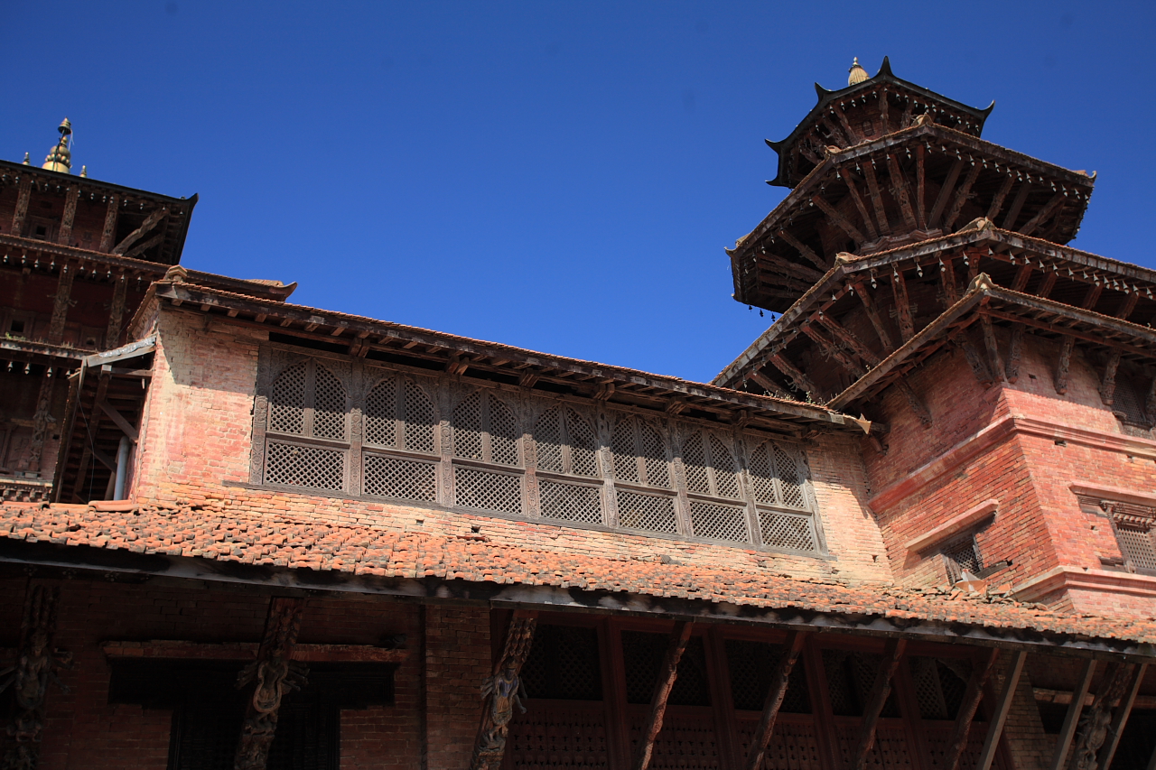 Palace Courtyard in Durbar Square in Patan
