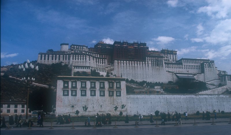 The Potala, in Lhasa, Tibet